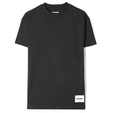 질샌더 로고패치 여성 반팔 티셔츠 J40GC0001 J45048 001