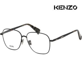 안경테 KZ50182U 002 무광 블랙 사각 메탈테 명품