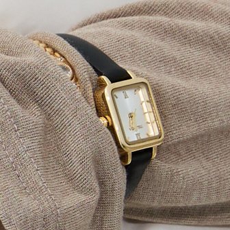 루브르파리 마일드 클래식 스퀘어 시계 WT0004_C