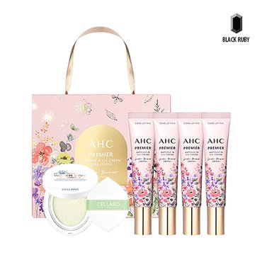  AHC 아이크림 시즌12 40ml x4 가든부케세트(쇼핑백) + 셀라보 선쿠션 23g