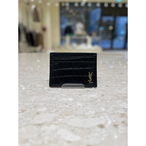 [부산점] 남성 타이니 모노그램 금장 카드케이스 607603-DZE0W-1000