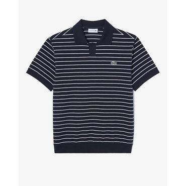 라코스테 (남성)오픈카라 핀스트라이프 폴로 PH386E-55G 166(네이비)