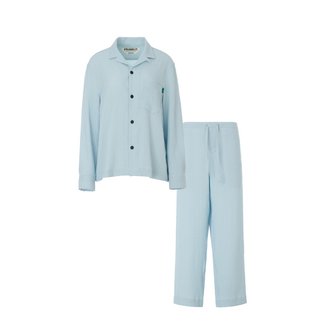 프랭클리슬리핑 FRANKLY Unisex Pleats Sleep Set, SkyBlue