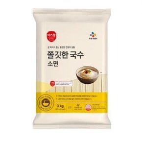 [석진케이] 국수면 이츠웰 쫄깃한소면국수 3Kg 4개 소면사리