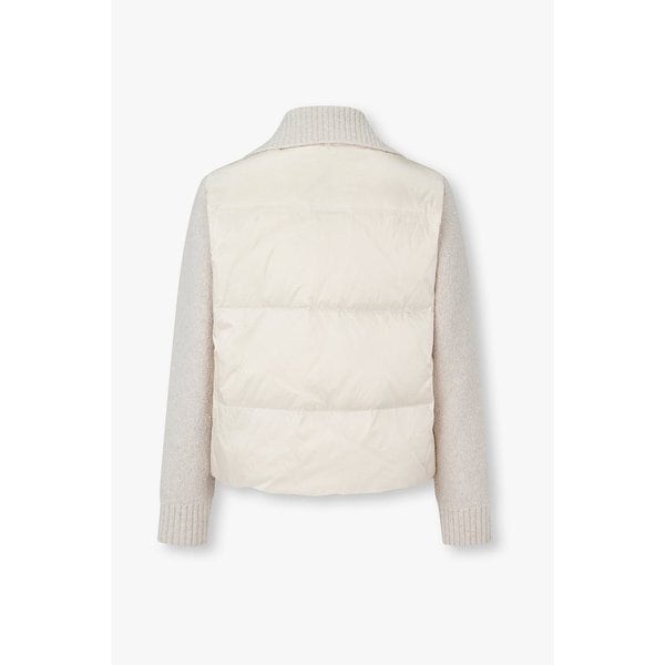 니트 믹스 푸퍼 다운 패딩 자켓 IA16117010106