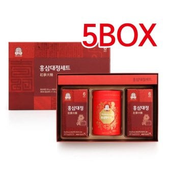  정관장 홍삼대정세트 (250g*2병 + 캔디 120g) 5BOX