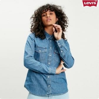 리바이스 [LEVIS]여성 에센셜 웨스턴 데님 셔츠(16786-0002)