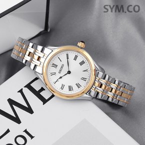 SWR070P1 사파이어 컨셉츄얼 골드콤비 데일리 클래식 여자 메탈 시계 e16