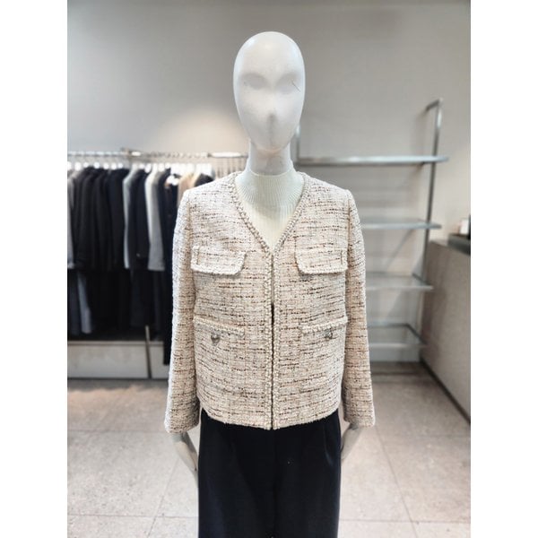 [여주점] [나이스클랍] 브이넥 트위드 자켓 A261MWJ209