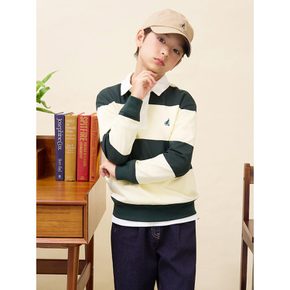 시그니처 컬러 럭비 티셔츠  그린 BI6841U06M