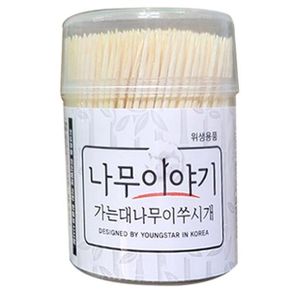 set 나무이야기 가는대나무 이쑤시개 600입 10개 요지