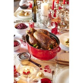 staub 33cm] IH La Cocotte Oval 40509-872 스토우브 [코콧 타원형 체리 큰 양손 법랑 냄비 대응