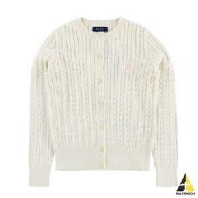 Ralph Lauren 폴로랄프로렌키즈 케이블 313543047012 WARM white 키즈 가디건 (성인착용가능)