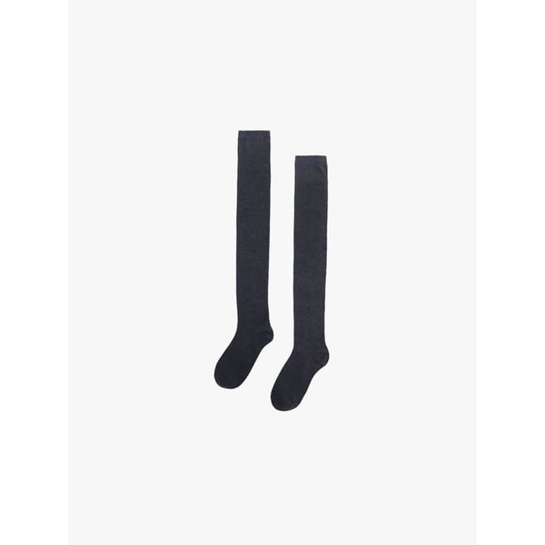 OVER KNEE SOCKS_CHARCOAL