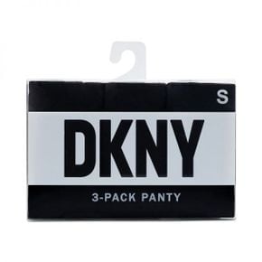 우먼 DKNY 디케이앤와이 3팩 Litewear 컷 Anywear 힙스터 언더웨어 DK5028BP3 - 블랙, 블랙 4033