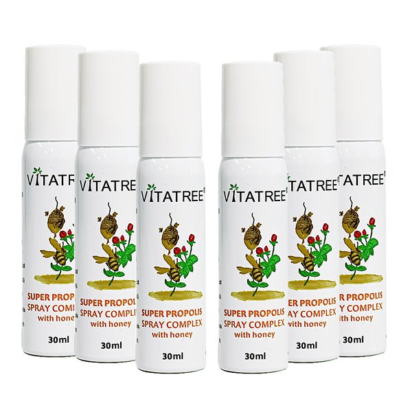 비타트리 슈퍼 프로폴리스 스프레이 컴플렉스 위드 마누카꿀 25ml 6개