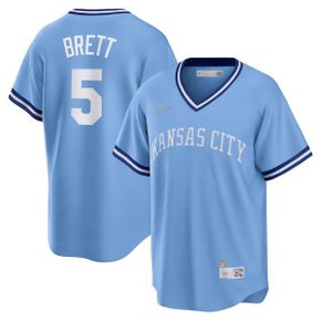 [해외] 791955 나이키 MLB George Brett 캔자스시티 로열스 로드 쿠퍼스타운 컬렉션 플레이어 저