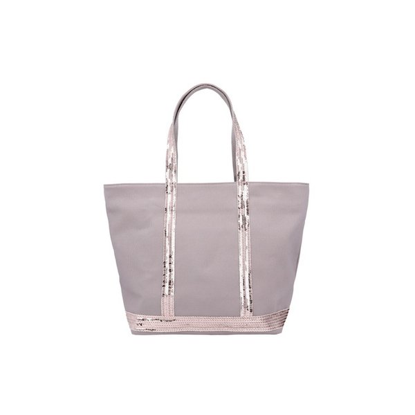 0PVE01 V40378 413 카바스 스팽글 캔버스 토트백 미디움