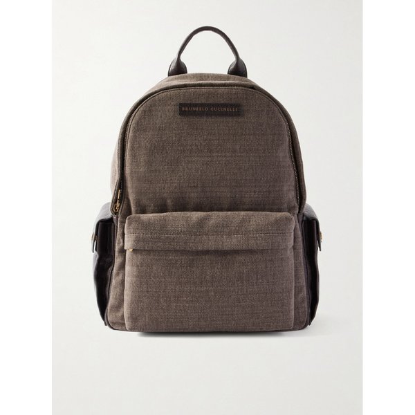 브루넬로쿠치넬리 가죽 백팩 46376663163013765