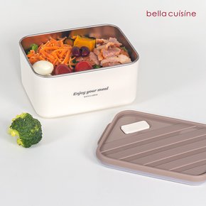 무연마제 600ml 스텐 304 도시락통 직장인 전자레인지 직사각 런치박스