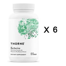 [Thorne Research] 쏜 베르베린 Thorne  Berberine 1000mg, 60캡슐 6팩 SF800