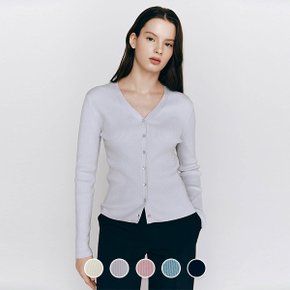 355516  여 14gg 립 골지 브이넥 가디건