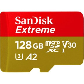 SanDisk (샌디스크) 128GB Extreme microSDXC A2 SDSQXA1-128G-GN6MA { 해외 패키지품 ]