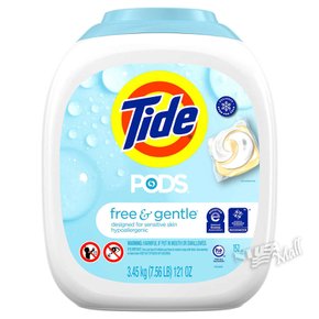 타이드 포즈 프리 젠틀 세탁 세제 152개 TIDE PODS HE LAUNDRY DETERGENT PODS, FREE & GENTLE