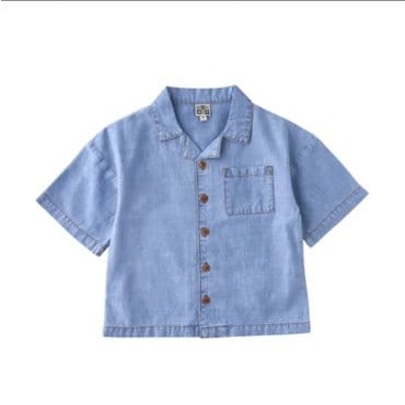 BONTON BT-BL샴브레이반소매셔츠 75-17T-322-04