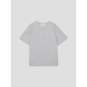 Multi Logo Tee (MELANGE GREY)