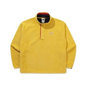 어패럴 컬러라마 스탠넥 반집업 후리스 YELLOW K6423RFS93YLW