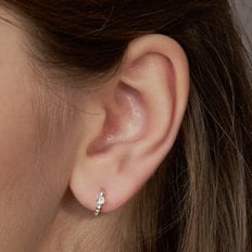 [강한나 착용][sv925] feve one-touch earring