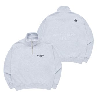 아크메드라비 BASIC LOGO NEEDLEWORK PULLOVER SWEATSHIRT MELANGE 니들워크풀오버 멜란지 SWPLBS-MEL