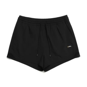 N242WBS410 여성 2.5부 기본 숏 팬츠 CARBON BLACK