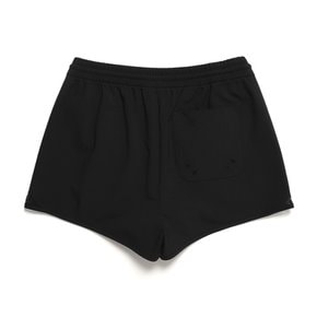 N242WBS410 여성 2.5부 기본 숏 팬츠 CARBON BLACK
