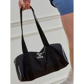 [Mini] Logo sports duffel bag_ Black