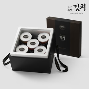 [사전예약][9/10 이후 순차출고] 프리미엄 조선호텔 김치 시그니처 세트 5입(3.25kg)