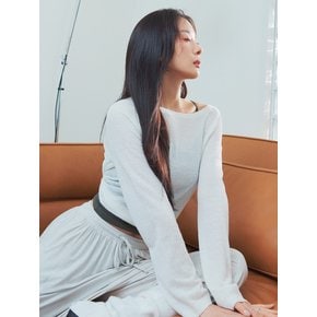 [이청아 PICK] 베라 베이직 맨투맨 니트 커버업