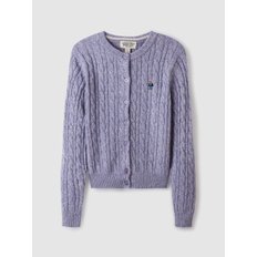 Steve Color Cable Cardigan WHCKE4991F