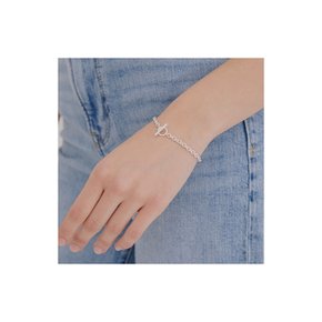 [Silver] Bold Toggle Bracelet