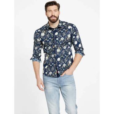 LANDER 4225186 Guess Factory Lander Floral Shirt