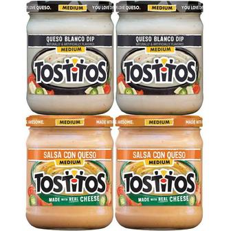  [해외직구] Tostitos 토스티토스 퀘소 딥 소스 2종 세트 425g 4입