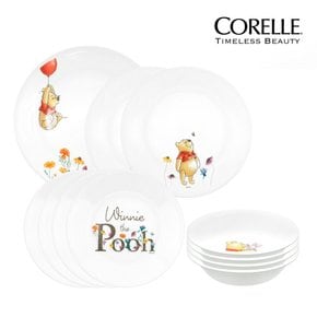 [Corelle] 코렐 곰돌이푸 원형 접시세트 11p