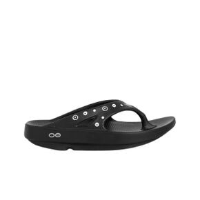 우포스 x 10 꼬르소 꼬모 플립 플랍 블랙 Oofos x 10 Corso Como Flip Flop Black