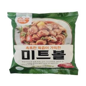 냉동 미트볼 1kg 업소용 대용량 식자재 단체급식 미트볼 크림 토마토 소스 스파게티