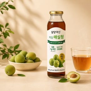 설탕대신 알룰로스 저당 매실청 550g, 1개