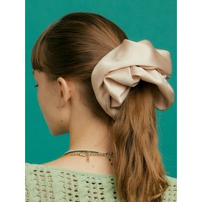 French big satin Scrunch[2color]