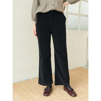 치키타 코듀로이 부츠컷 팬츠 블랙 250903BK