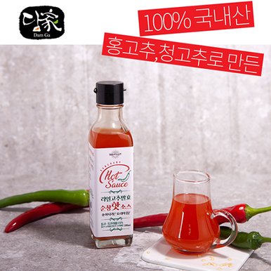 [담가] 리얼고추발효 순창핫소스 180ml [순창성가정식품]