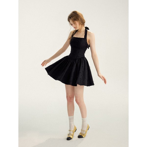 스타베일 홀터넥 미니원피스